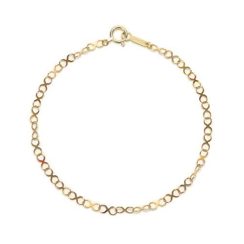 ブレスレット K10 ゴールド チェーン インフィニティエックス 10金 イエローゴールド ギフト ホワイトデー ギフトに プレゼントに 爆買 |  | 01