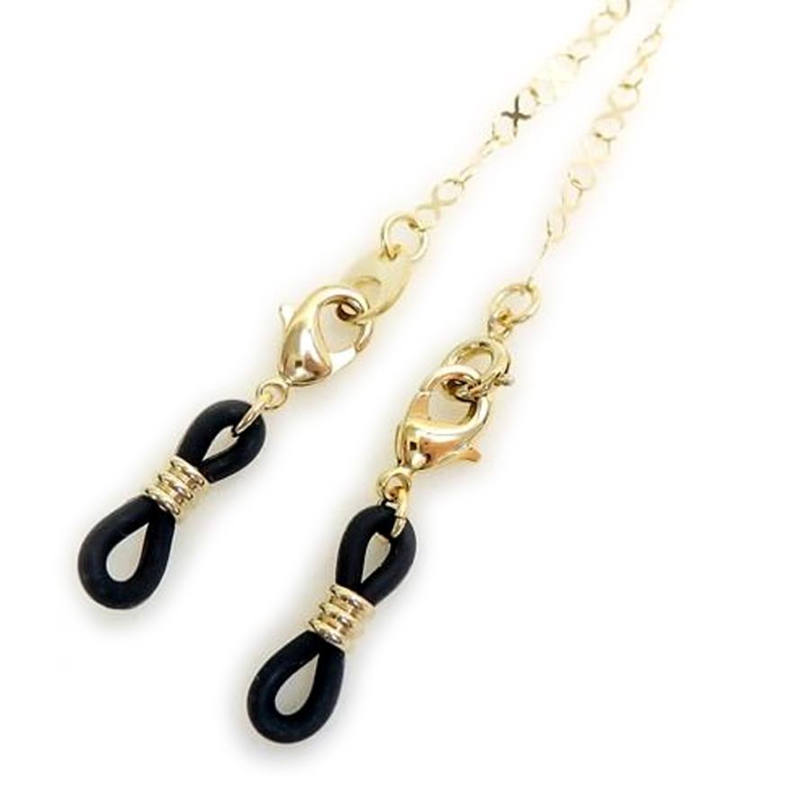 メール便 カニカン付き メガネゴム メガネ留め ゴム 1ペア めがね止め めがねゴム メガネチェーン用 替えゴム 眼鏡チェーン アンブレラマーカー つゆ先用 |  | 02