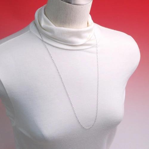 メール便 ギフトケース付き シルバーチェーン ネックレス 70cm ひょうたん 型 シルバー 銀 瓢箪 ヒョウタン 母の日 ギフトに プレゼントに silver_s |  | 01