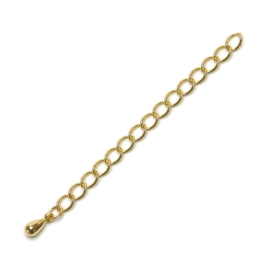 メール便 シルバー アジャスター チェーン 5cm 玉付き 銀製 Ag 銀色 金色 シルバーカラー ゴールドカラー 金具 ツユ玉 エンドパーツ silver_s |  | 02