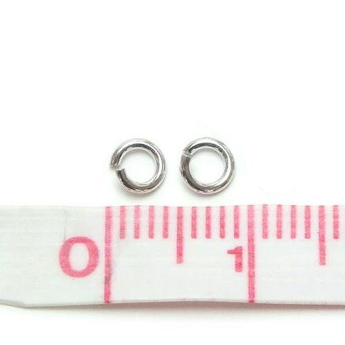 メール便 シルバー 丸カン 2個 0.8×4.0mm 銀製 Ag 線径0.8mm 外経4.0mm アクセサリーパーツ 作成 修理 金具 silver_s |  | 01