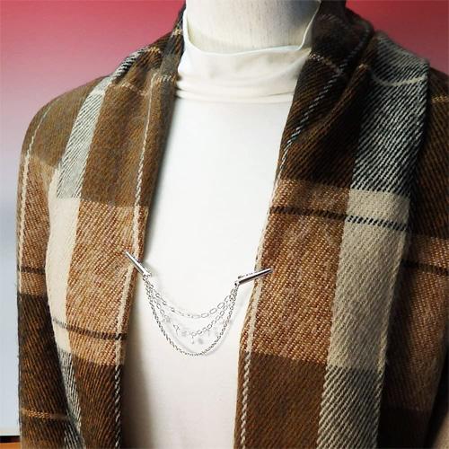 メール便 ショールクリップ 3連 淡水パール スワロフスキー ストールクリップ ドレスクリップ シェイプレット 帽子クリップ レディース おしゃれ 爆買 |  | 03