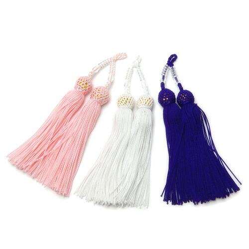 念珠 淡水真珠 淡水パール 7〜7.5mm 念珠ケース付き 数珠 念誦 人絹 紫房 白房 ピンク房 クリスマス ギフトに プレゼントに |  | 09