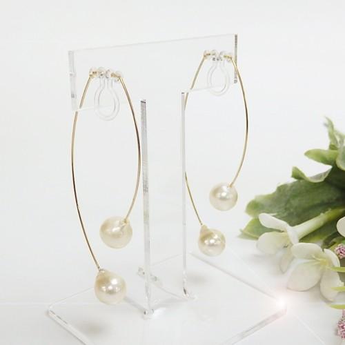 あこや真珠 バロックパール クリーム系 ノンホールピアス イヤリング 樹脂イヤリング レディース パール 金色 クリスマス ギフトに プレゼントに |  | 01