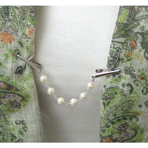 メール便 ショールクリップ コロコロ 淡水パール ストールクリップ ドレスクリップ シェイプレット 帽子クリップ レディース ハットクリップ 真珠 爆買 |  | 02