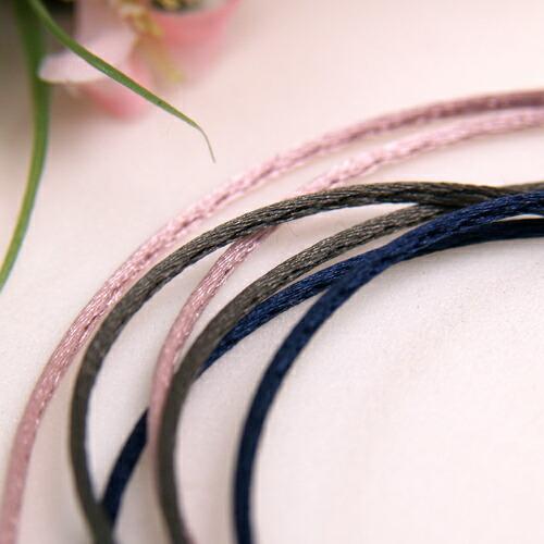 メール便 今なら3本選べる！チャーム付き サテンコード シンプル ブレスレット アンクレット ペア 星 十字架 スター クロス ユニセックス メンズ レディース |  | 04