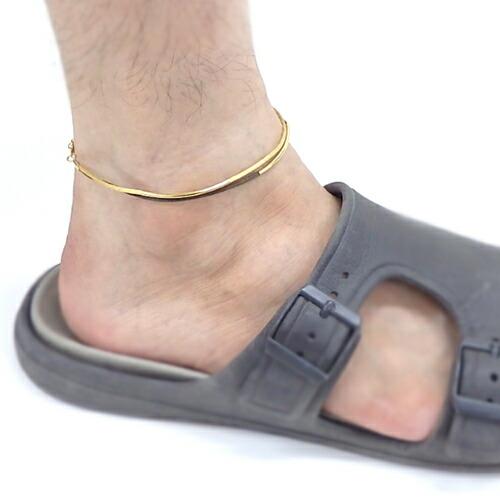 サテンコード 2連 パイプ アンクレット シルバーカラー ゴールドカラー ボタン金具 ニューホック ホワイトデー ギフトに プレゼントに 爆買 |  | 06