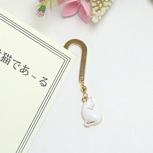 クロネコ便 ギフトケース入り しおり ブックマーカー 猫 金属 メタル ゴールドカラー キャット 栞 吾輩は猫であ〜る カード付き 贈り物 贈答品 吾輩は猫である |  | 03