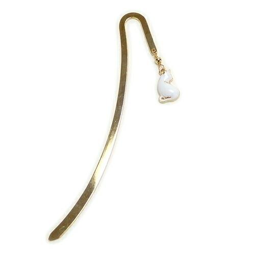 クロネコ便 ギフトケース入り しおり ブックマーカー 猫 金属 メタル ゴールドカラー キャット 栞 吾輩は猫であ〜る カード付き 贈り物 贈答品 吾輩は猫である |  | 06