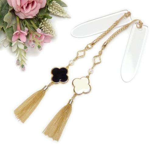 メール便 帯飾り セレブモチーフ & パール ＆ タッセル 根付 ストラップ 帯飾りプレート 根付け ゴールドカラー 浴衣 着物 和装小物 和装雑貨 | 