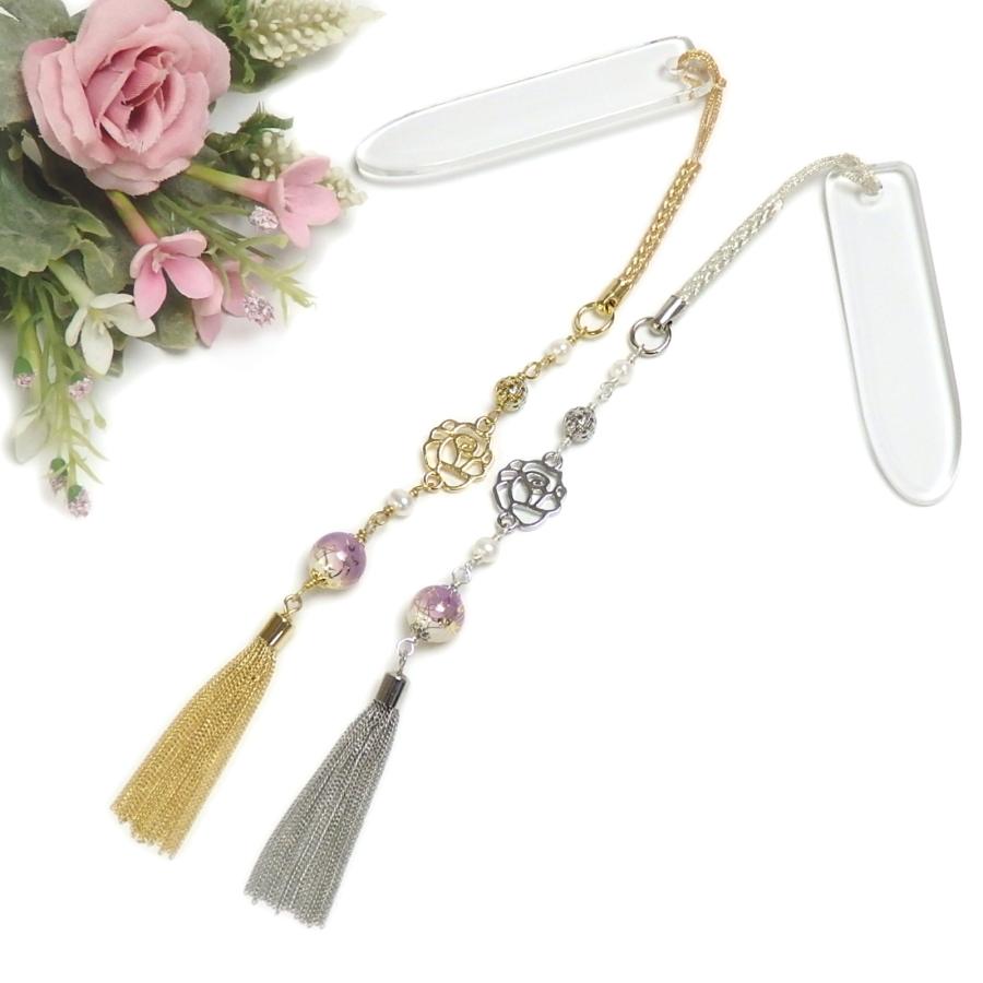 メール便 帯飾り 情熱の薔薇 ローズ 唐草樹脂ビーズ パール 透かしビーズ タッセル 根付 ストラップ 帯飾りプレート 浴衣 着物 大正モダン 和風モダン 根付け | 