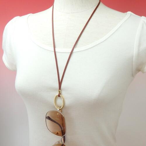 メール便 メガネホルダー ネックレス マーキス ツイストオーバル 樹脂 楕円形 リング コットン 平紐 眼鏡ホルダー 軽量 グラスホルダー 首掛け CCBパーツ |  | 08