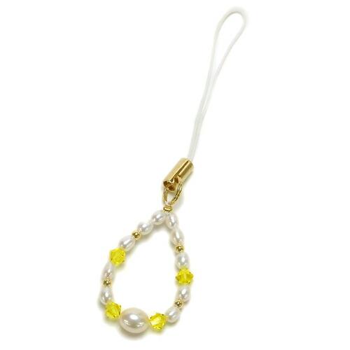 メール便 ストラップ パール 携帯 トップパール 七色 スワロフスキー 淡水真珠 スマホストラップ ハロウィン ギフトに プレゼントに 爆買 |  | 03