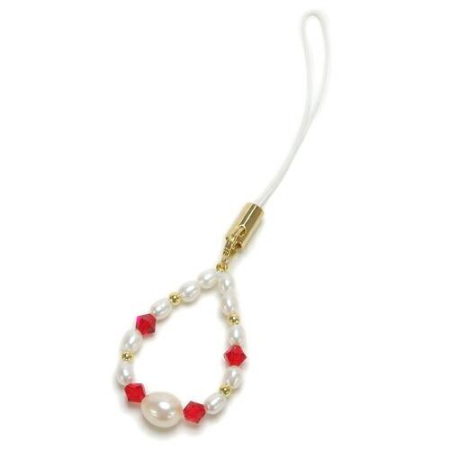 メール便 ストラップ パール 携帯 トップパール 七色 スワロフスキー 淡水真珠 スマホストラップ ハロウィン ギフトに プレゼントに 爆買 |  | 04