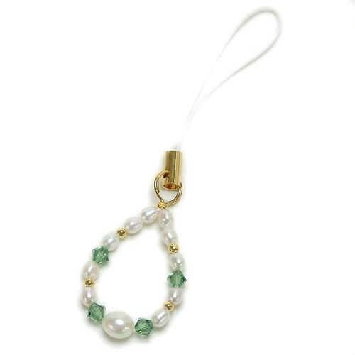 メール便 ストラップ パール 携帯 トップパール 七色 スワロフスキー 淡水真珠 スマホストラップ ハロウィン ギフトに プレゼントに 爆買 |  | 05