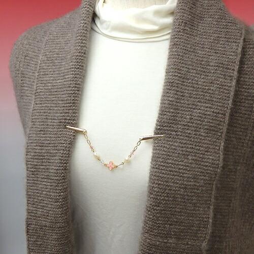 メール便 ショールクリップ ストールクリップ お花 と パール 淡水真珠 ドレスクリップ シェイプレット 水晶玉 スワロフスキー 帽子クリップ レディース |  | 01