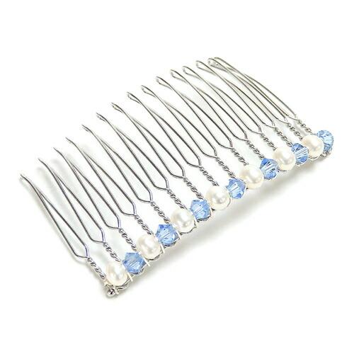 ヘアコーム ヘアーコーム スワロフスキー パール 淡水パール ヘアアクセサリー 淡水真珠 髪飾り かんざし くし ヘッドドレス ギフトに プレゼントに |  | 03