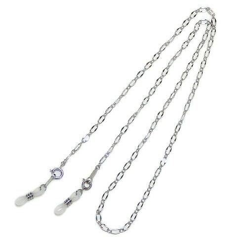 ギフトケース付き 銀の メガネチェーン キラリ フィガロ大 シルバーチェーン ネックレスにもなる 2WAY めがねチェーン 母 父 敬老の日 ギフト プレゼント 爆買 |  | 04