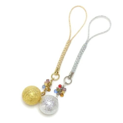 メール便 厄除け 七色 チェコビーズ 水琴鈴 カラフル 丸玉 ミュージックボール 根付 ストラップ キーホルダー 開運 ハーモニーボール ガムランボール 鈴の音 |  | 03