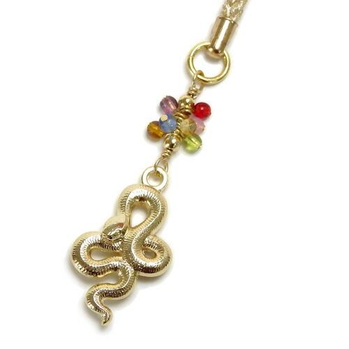 メール便 うま年 午年 根付ストラップ 厄除け 七色 ビーズ ゴールドカラー 馬 へび 干支 十二支 根付け 根付 えと 金運 蛇 ヘビ 金 巳年 金色 風水 |  | 04
