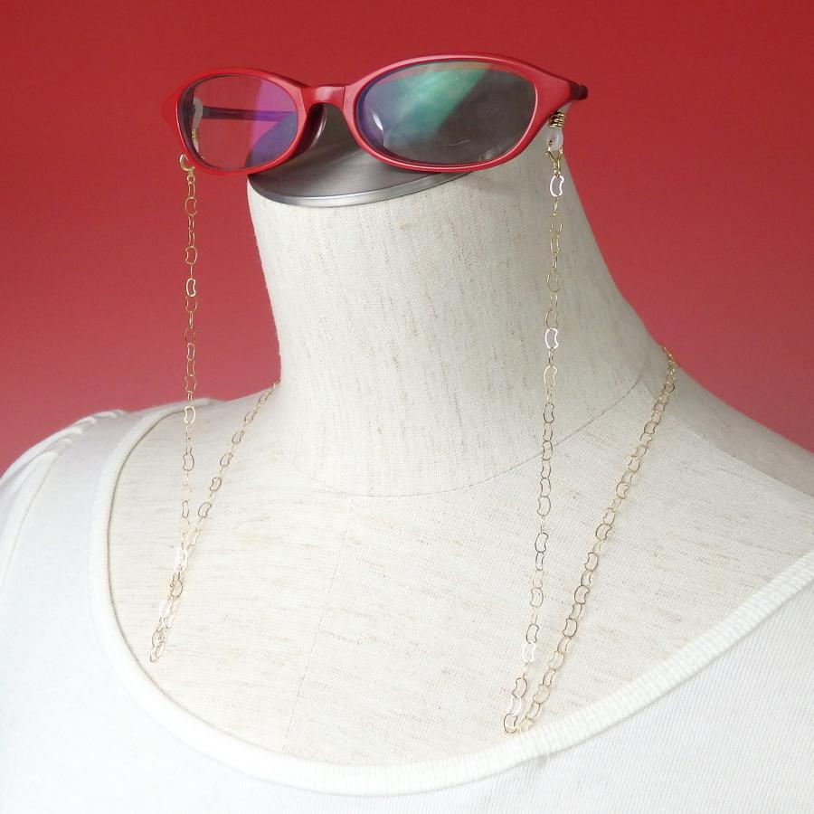 K18 18金 メガネチェーン 猫ちゃん チェーン ネックレスになる 2WAY 眼鏡チェーン YG イエローゴールド cat マスクチェーンホワイトデー 爆買 |  | 03