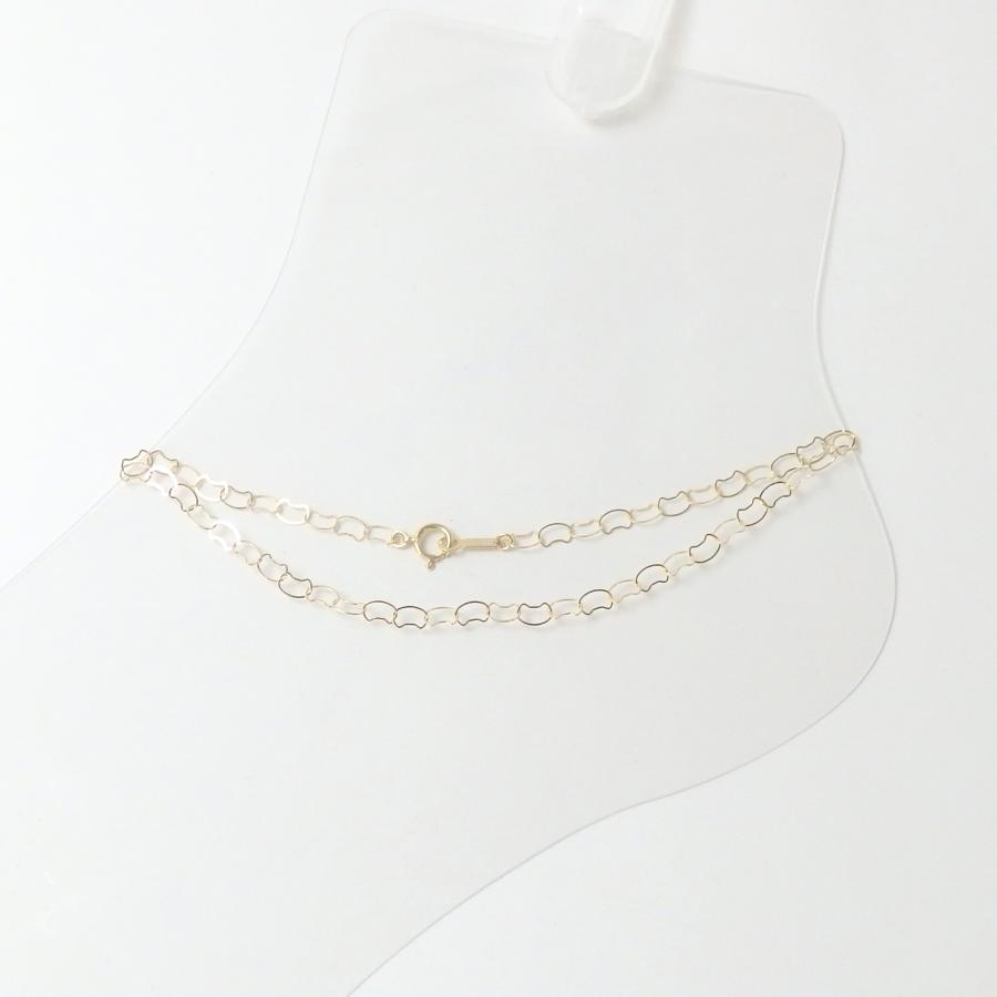 アンクレット K18 18金 猫ちゃん ゴールド チェーン ねこ K18YG イエローゴールド ケース付き cat バレンタイン ギフトに プレゼントに |  | 05