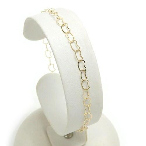 ブレスレット K10 10金 猫ちゃん チェーン ねこ K10YG イエローゴールド cat ケース付き クリスマス ギフトに プレゼントに |  | 01