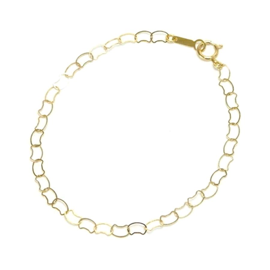 ブレスレット K10 10金 猫ちゃん チェーン ねこ K10YG イエローゴールド cat ケース付き バレンタイン ギフトに プレゼントに |  | 03