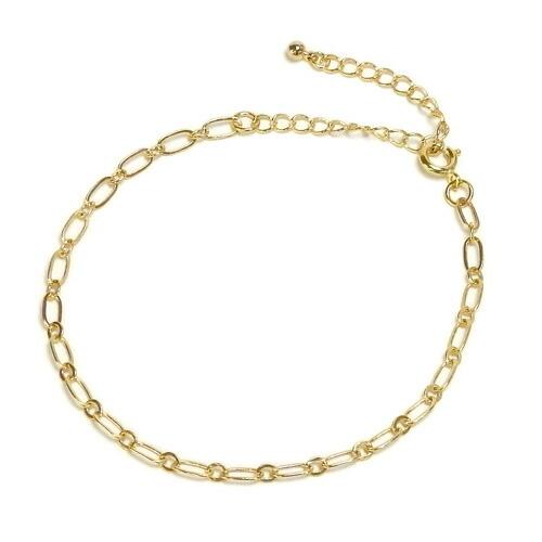 メール便 ブレスレット シンプル フィガロ チェーン レディース 軽量 20cm クリスマス ギフトに プレゼントに |  | 01