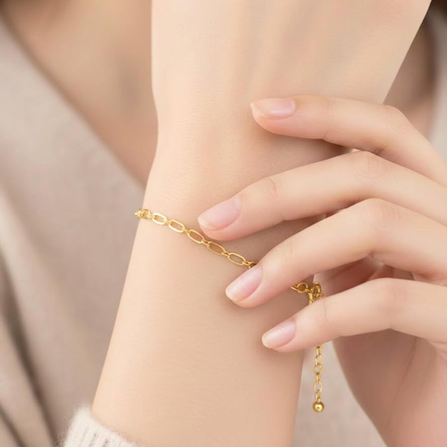 メール便 ブレスレット シンプル フィガロ チェーン レディース 軽量 20cm クリスマス ギフトに プレゼントに |  | 04