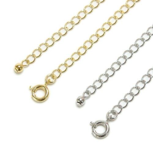 メール便 超 ロング アジャスター チェーン ネックレス 延長 金具 20cm 15cm 10cm ヒキワ カニカン 引き輪 留め金具 接続金具 真ちゅう 延長金具 1本 |  | 04