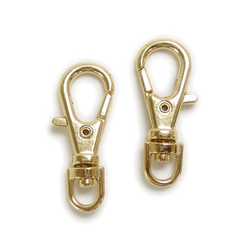 メール便 ナスカン カニカン フック キーホルダー 金具 回転カン K-25 2個 23mm アクセサリーパーツ 接続金具 シルバーカラー ゴールドカラー |  | 02