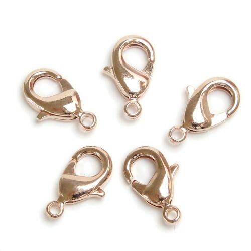 メール便 カニカン フック 金具  5個セット カニフック No.2 留め金具 接続金具 アクセサリーパーツ 12×6mm カニカン金具 マスクチェーン制作に 爆買 |  | 02
