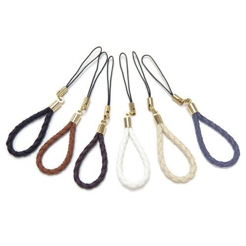 メール便 四ツ打コード エコレザー ミニ ストラップ 四つ編み 合皮 スマホリング リングストラップ 携帯ストラップ ストラップ紐 ミニストラップ |  | 05