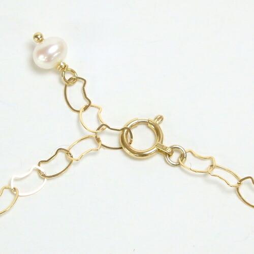 ブレスレット K10 10金 猫ちゃん チェーン 淡水パール 天然石 ねこ K10YG イエローゴールド cat ケース入り ホワイトデー ギフトに プレゼントに 爆買 |  | 04