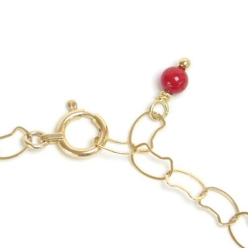 ブレスレット K10 10金 猫ちゃん チェーン 淡水パール 天然石 ねこ K10YG イエローゴールド cat ケース入り クリスマス ギフトに プレゼントに |  | 06