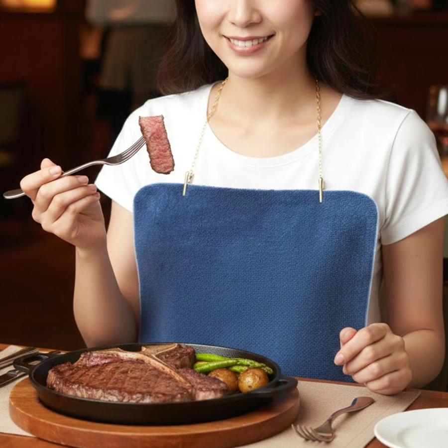 メール便 ナフキンクリップ 4本セット ハンカチクリップ ディナークリップ 前掛け ドレスクリップ フィガロチェーン ナプキンクリップ マスククリップ |  | 05