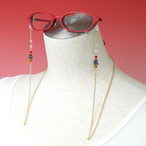 メガネチェーン クリスマスツリー めがねチェーン スワロフスキー クリスマス 眼鏡チェーン マスクチェーン マスク紐 クリスマス ギフトに プレゼントに |  | 02