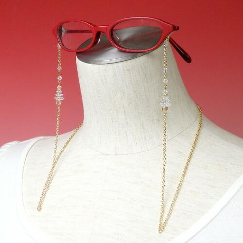 メガネチェーン クリスマスツリー めがねチェーン スワロフスキー クリスマス 眼鏡チェーン マスクチェーン マスク紐 クリスマス ギフトに プレゼントに |  | 03