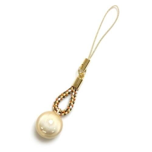 メール便 根付 ストラップ 開運！ 水琴鈴 ＆ 正絹組紐 おしゃれ キーホルダー 丸玉 ミュージックボール ハーモニーボール ガムランボール シルク100% 組紐 絹 |  | 02