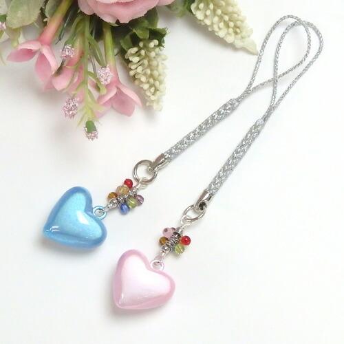 メール便 ハート 水琴鈴 厄除け 七色 根付 ストラップ ミュージックボール キーホルダー チェコビーズ 風水 ハーモニーボール ガムランボール 鈴の音 |  | 01