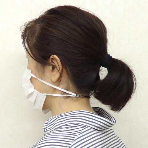 メール便 マスクバンド 四つ編み 合皮コード 耳が痛くない マスクベルト ストラップエクステンダー 後ろバンド マスク用補助連結紐 エコレザー 日本製 |  | 05