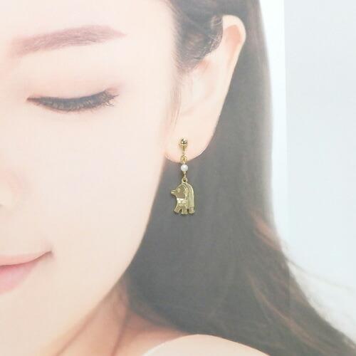 メール便 アマビエ様 淡水パール ピアス イヤリング 疫病退散 チタンピアス レディース アマビエ グッズ amabie ホワイトデー ギフトに プレゼントに 爆買 |  | 03