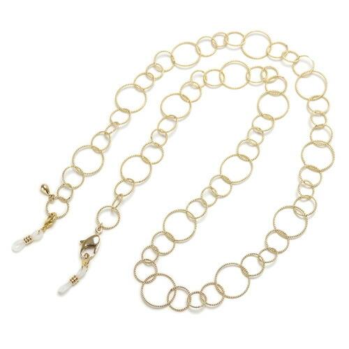 【ギフトケース付き】 銀 メガネチェーン ラウンド バブルチェーン シルバーチェーン 金色 銀色 ネックレスにもなる 2WAY 金メッキ ロジウムメッキ |  | 01