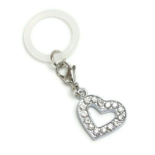 メール便 アンブレラマーカー ラインストーン アルファベット イニシャル 傘アクセサリー 傘マーカー シリコンリング 日本製 ゴシック体 推し活 |  | 03