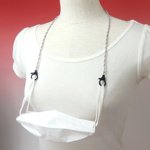 メール便 マスクストラップ アウトドアコード プラカニカン マスクコード コードストッパー付き 長さ調整可能 パラコード 大人用 子供用 男性用 女性用 ネオン |  | 01