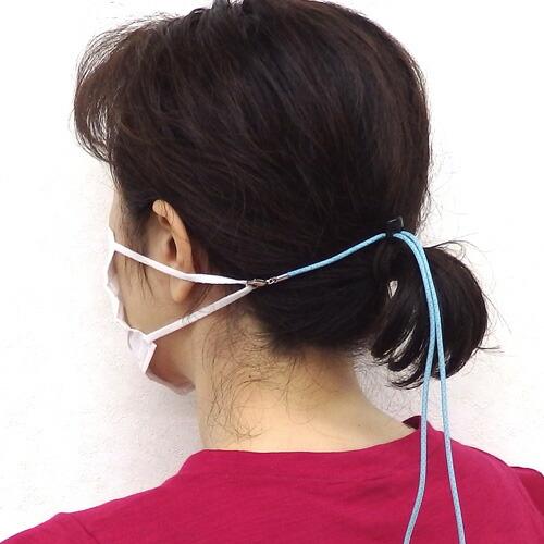 メール便 マスクストラップ アウトドアコード プラカニカン マスクコード コードストッパー付き 長さ調整可能 パラコード 大人用 子供用 男性用 女性用 ネオン |  | 03