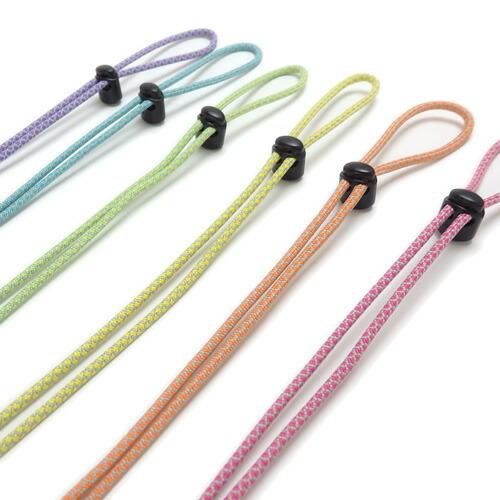 メール便 マスクストラップ アウトドアコード プラカニカン マスクコード コードストッパー付き 長さ調整可能 パラコード 大人用 子供用 男性用 女性用 ネオン |  | 07