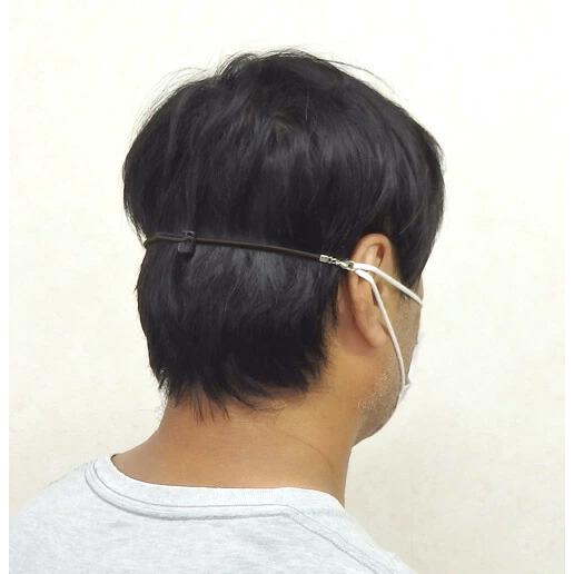 メール便 新 マスクバンド ゴム製 痛くない マスクベルト 長さ調整可能 コードストッパー 付き 後ろバンド マスクホルダー マスクストラップ 日本製 爆買 |  | 01