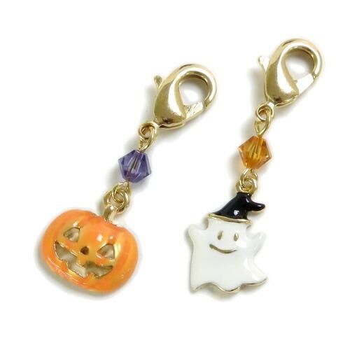 メール便 マスクチャーム ハロウィン かぼちゃ おばけ マスクアクセサリー チャーム カニカン金具 マスクピアス ハローウィン termhalloween 爆買 |  | 02